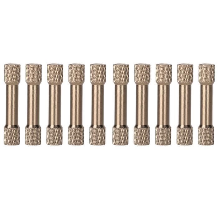 Mamelons DT Swiss Hidden 2,0 X 12 - Aluminium Anodisé Argenté - 100 Pièces - Pour Roues De Vélo