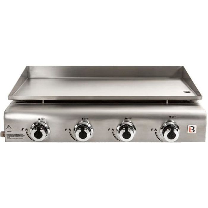 Plancha Fonte Ou Inox Que Choisir Plancha A Gaz Delicia 4 Feux A Poser En Inox 70x35 5cm Achat