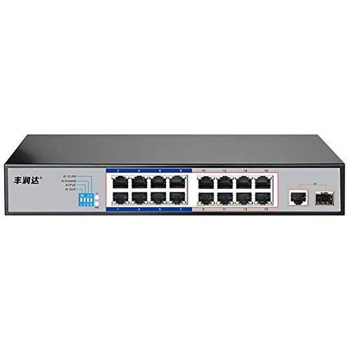 Fast Ethernet Switch A 6 Porte Con 4 Porte PoE  1 X High-Power PoE  I Power Poe I Swhub 60w6poe