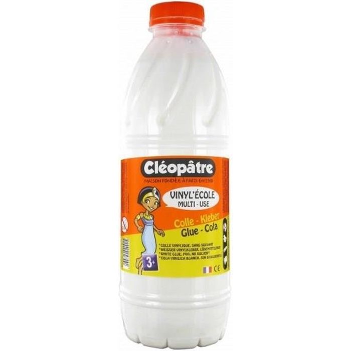 Colle vinylique Cléopâtre blanche 1 l