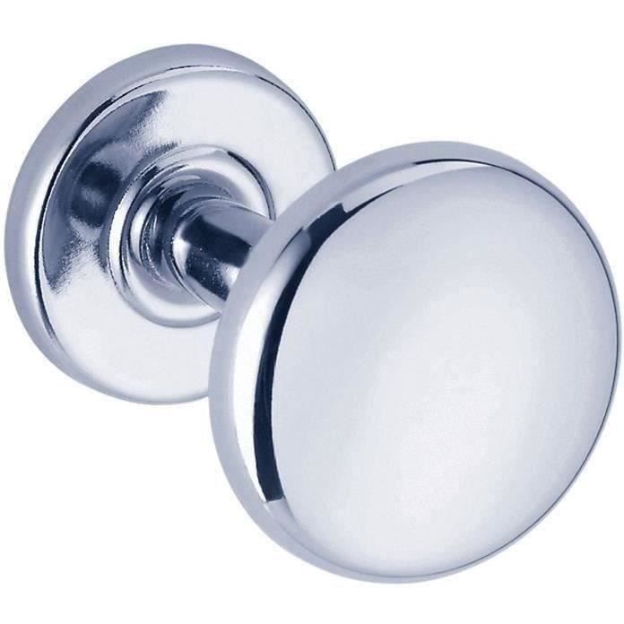 Patère 1 tête chromée