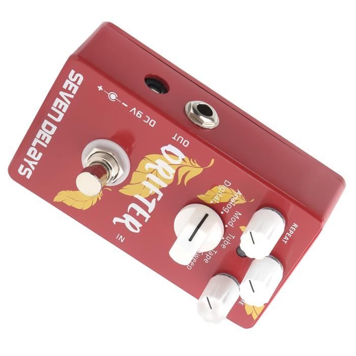 Pédale De Delay Numérique Elemental - 9 Effets De Retard, Temps Jusqu'à 3000 Ms Pour Guitare
