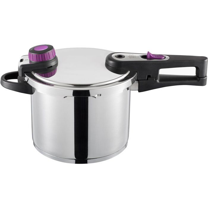 Autocuiseur Induction GSW SYSTEM PLUS 6 Ø 22 cm Acier inoxydable massif 1810 Panier et support inclus