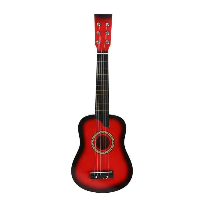 Fdit guitare jouet Modèle de guitare Détails fins Guitare miniature en