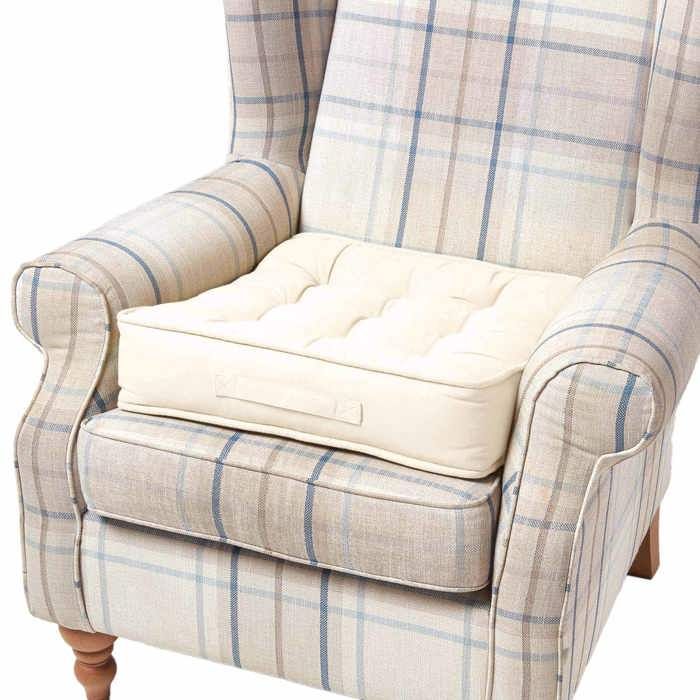 Coussin dassise - Homescapes - Beige - 50 x 50 x 10 cm - Coton - Intérieur Coussin dassise - Homescapes - Beige - 50 x 50 x 10 cm - Coton - Intérieur