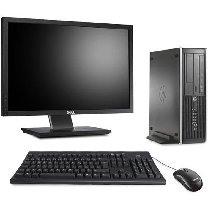 Pc de bureau HP 6200 - i3 - 4 Go - 250Go HDD - W10 + Ecran 20 - Hewlett packard
