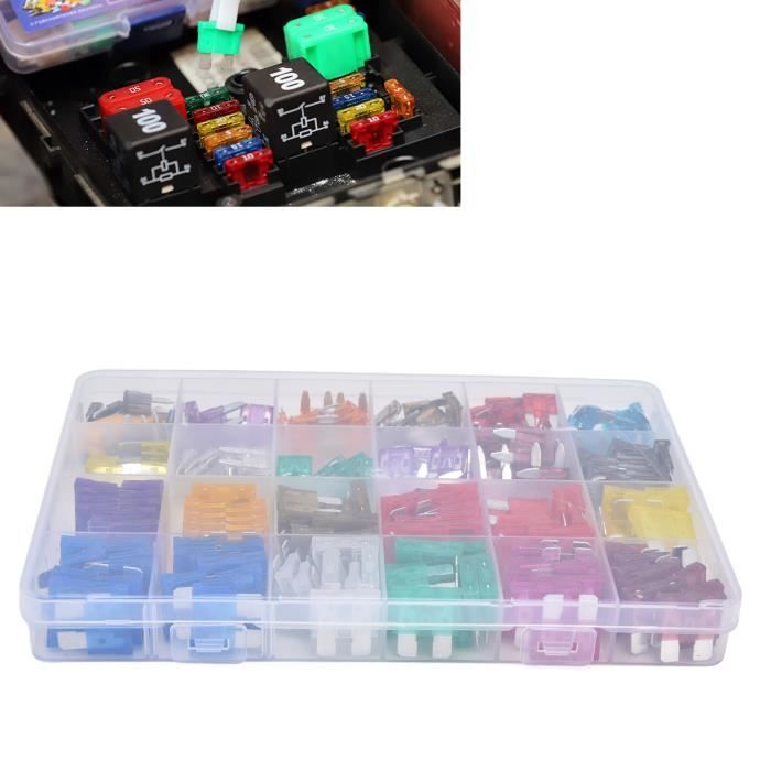 Kit De 200 Fusibles Continental Type 'Torpille' - Pour Voitures Anciennes Et Classiques - 5A, 8A, 16A, 25A, 40A