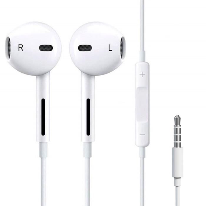 Kit pieton original apple earpod mmtn2zm/a pour iphone 7/7+/8/8+/SE/X/XS/ XS MAX