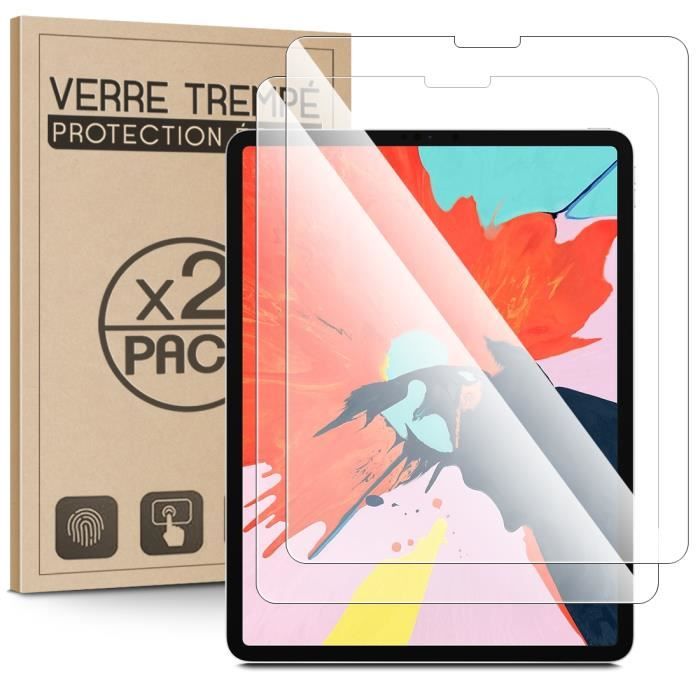Protection Écran IPad 10 Effet Papier - 2 Films Verre Trempé 0.15mm, Compatible Apple Pencil