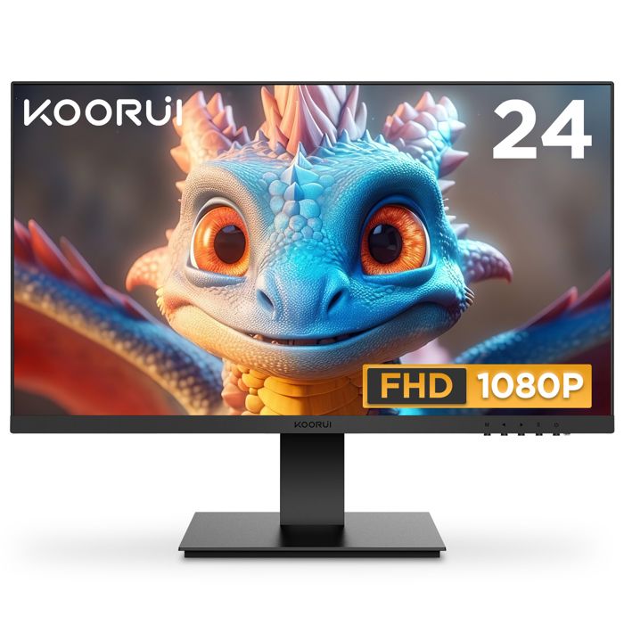 KOORUI 27'' Ecran PC Gaming Incurvé 1800R, Moniteur PC Dalle VA