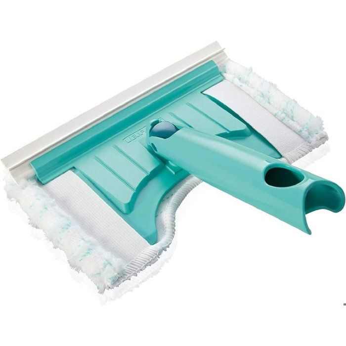Nettoyeur Douche Leifheit Micro Duo Telescope - Microfibre, Manche Télescopique 90-150cm