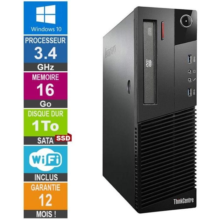 PC Lenovo ThinkCentre M83 Core i5-4670S 3.10GHz