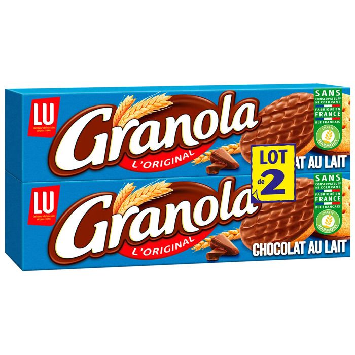 Granola Chocolat Au Lait 2x200g