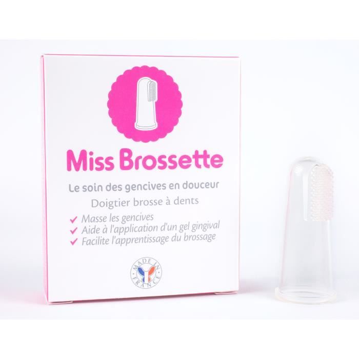 Machouyou Miss Brossette Doigtier Brosse A Dents Cdiscount Puericulture Eveil Bebe
