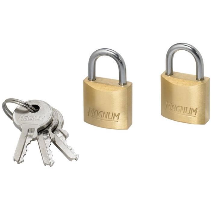 Cadenas s'entrouvrant x2 - 20 mm - Cdiscount Bricolage
