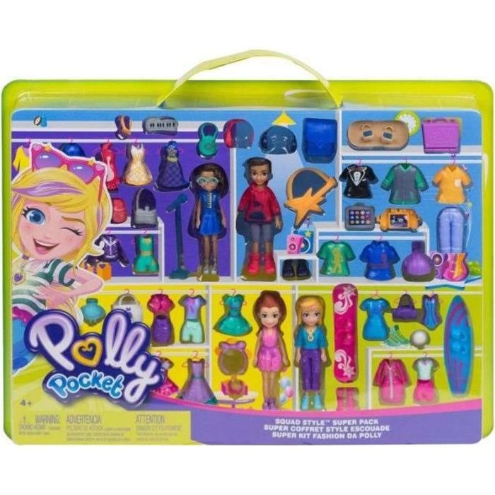 Polly Pocket Super coffret Fashion - Cdiscount Jeux - Jouets