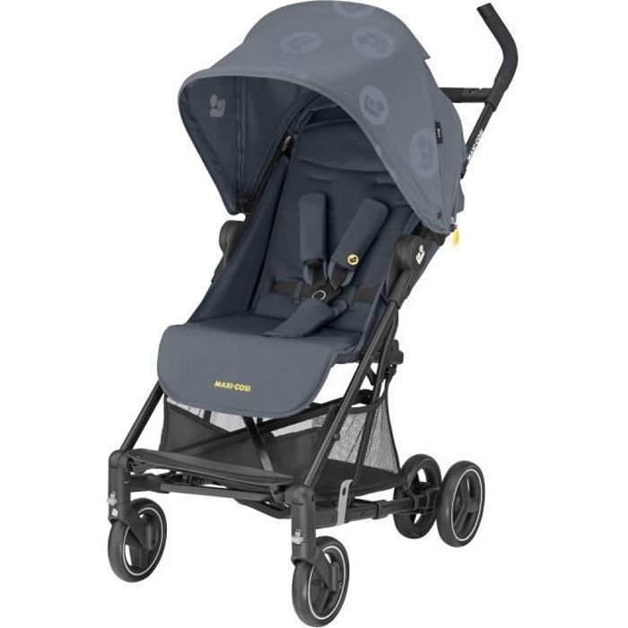 MAXI-COSI Poussette canne ultra compacte Lara 2, de la naissance à 4 ans,  jusqu'à 22 kg, pliage facile, Essential Graphite gris - Maxi Cosi