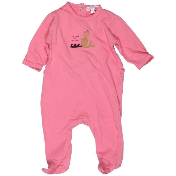 Pyjama 1 Piece Bebe Fille Kiabi 3 Mois Rose Ete Vetement Bebe Rose Rose Cdiscount Pret A Porter