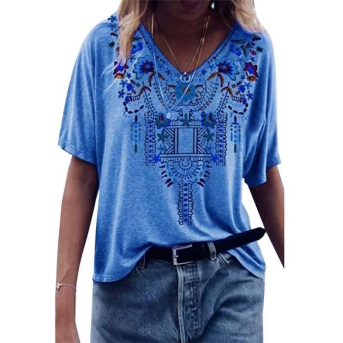 T-shirt Femme Diesel Petrol Taille M – Coton Doux, Imprimé Logo – Décontracté