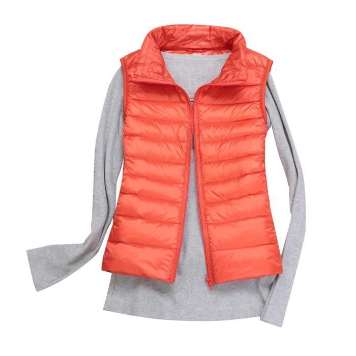 Doudoune sans manche hotsell orange femme