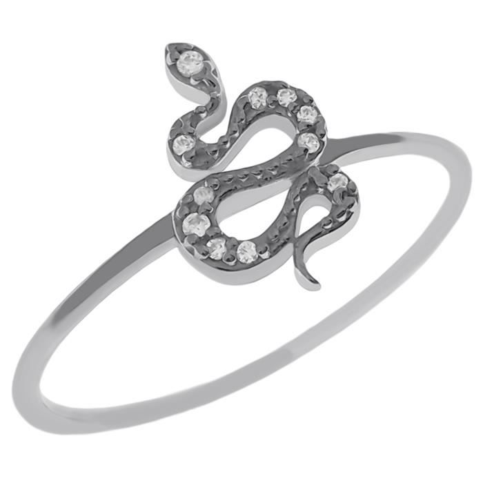 Pendentif Cobra En Argent 925 Oxydé - Longueur 2 Cm - Amulette Serpent - Chaîne Non Incluse - Modèle 7927 - 9