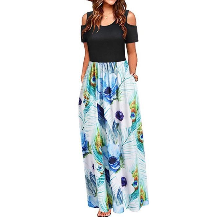 Robe Élégante Col Halterneck À Volumes