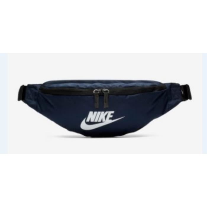 Banane Nike Bleu Marine Swoosh Blanc - Cdiscount Bagagerie - Maroquinerie