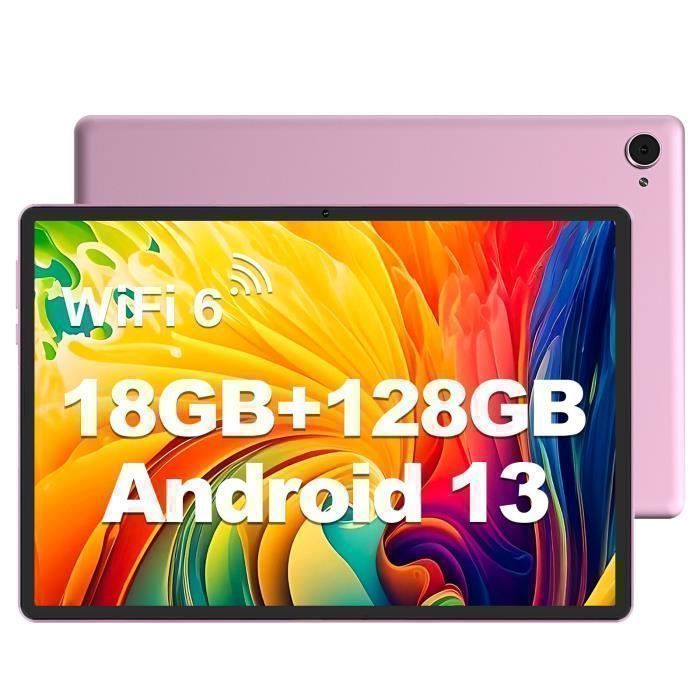 Tablette Tactile 10 Pouces – Android 13 – Octa-Core – 18 Go RAM – 128 Go Stockage – 6500 mAh Batterie