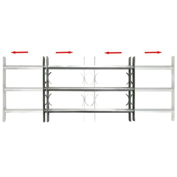 Grille De Sécurité Ajustable Pour Fenêtre De Sous-sol - Protection Métallique Universelle