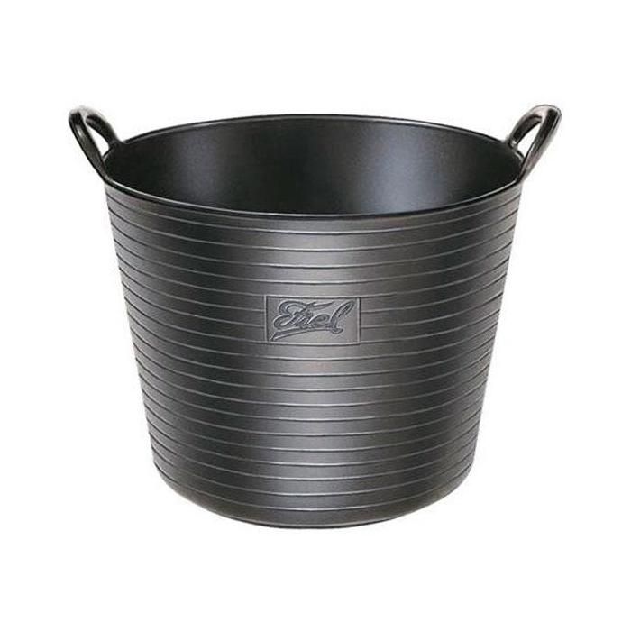 Comparer les prix de PFIFF Récipient en caoutchouc souple 40 l noir