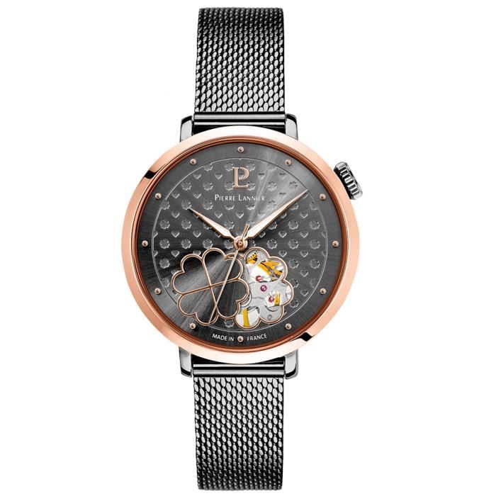 Montre Femme ESPERANCE Gris Cadran Gris Bracelet Acier milanais