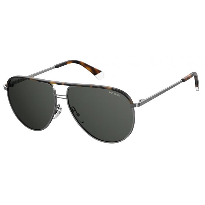 Polaroid Gray Stainless Steel Sunglasses main image 0