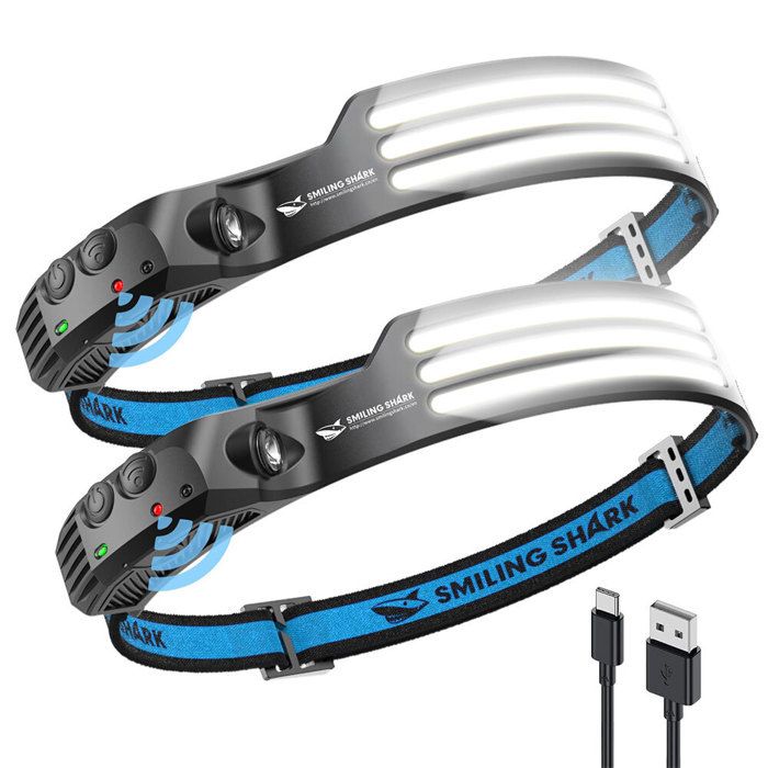 Lampe De Course Rechargeable USB - Lampe Pectorale LED - 3 Modes - IPX6 - Pour Running, Jogging, Randonnée