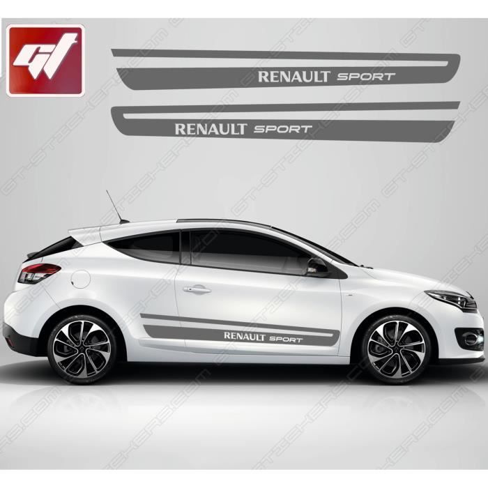 Cinta lateral Sandero Renault Sport Rs 2020 con pegatina de grafito
