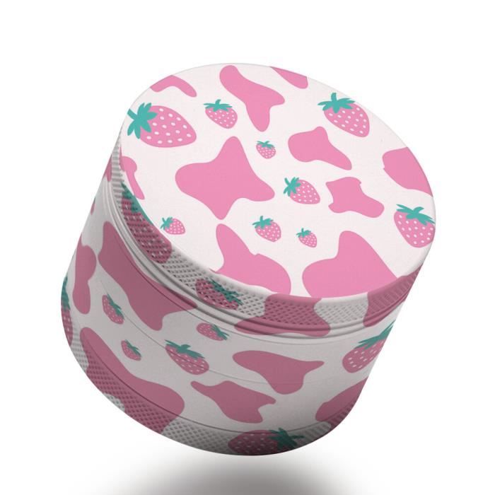 Grinder Moulin à épices, Spespo Herb Moulin Broyeur Avec Pollen Catcher 2", Fabriqué En Alliage De Zinc Durable, Pour Herbes, Pollen, Fleurs, Emballage Coffret Cadeau Noir