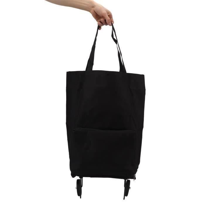 Sac à Provisions Achilles Easy-Shopper Alu Pour Chariot - Pliable, 33x50x38cm, Noir