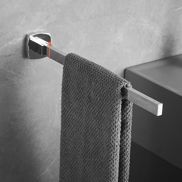 Porte-Serviettes Électrique Pivotant 180° Acier Inox 304 - Sèche-Serviettes 3 Barres Chauffantes TWALY