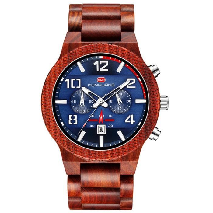 Montre top bois luxe