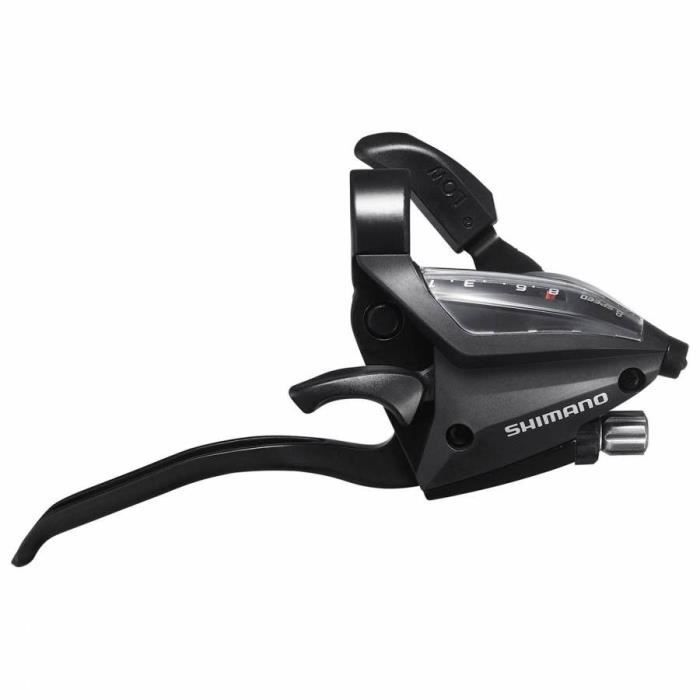 P2R Manette vtt indexe alu rapid push-pull 9v. avec poignees (paire) compatible shimano | 40.68 € - Culture Vélo