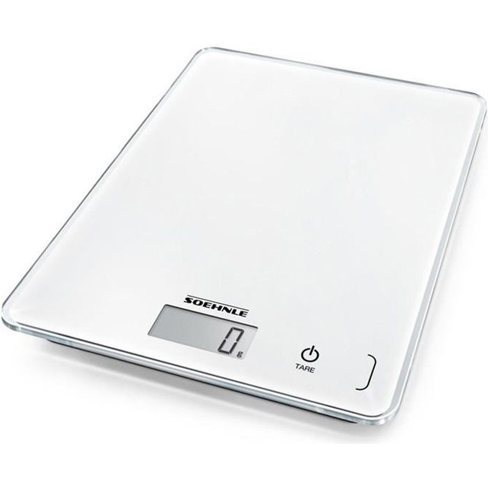 SOEHNLE Compact 300 Balance électronique - 5 kg / 1 g - Blanc