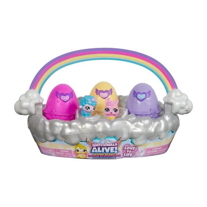 PANIER 6 ŒUFS HATCHIMALS