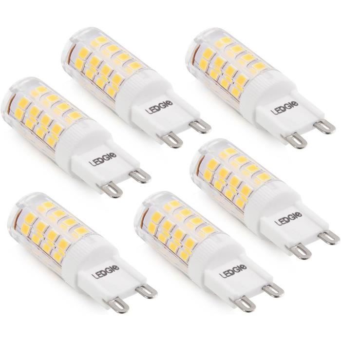 LEDGLE [Lot De 6] Ampoules LED E14 6W 500 Lumens Equivalent à Ampoule