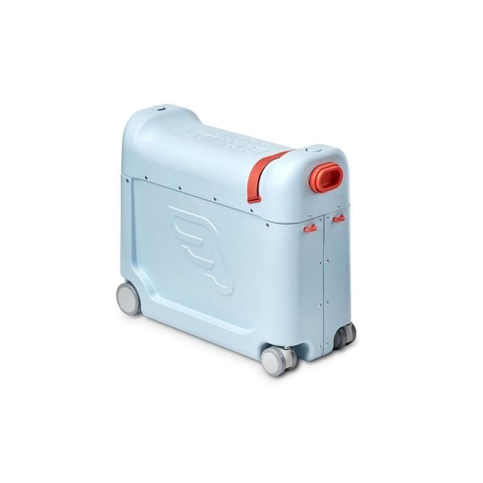 stokke - valise à roulettes bedbox® 2.0 de jetkids(tm) by stokke (avec matelas de voyage) bleu ciel