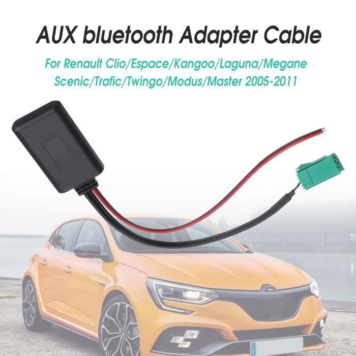 Adaptateur Bluetooth AUX 6 Broches Pour Renault Clio 3, Twingo 2, Megane – Écoutez Votre Musique En Voiture Facilement