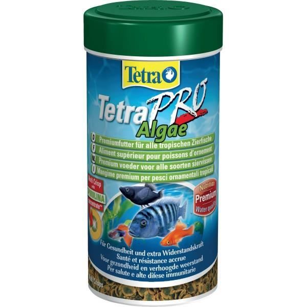 Alimentation poissons - TETRA - Pro Algae 250 ml - Algues - Herbivores/Omnivores - Santé & coloration