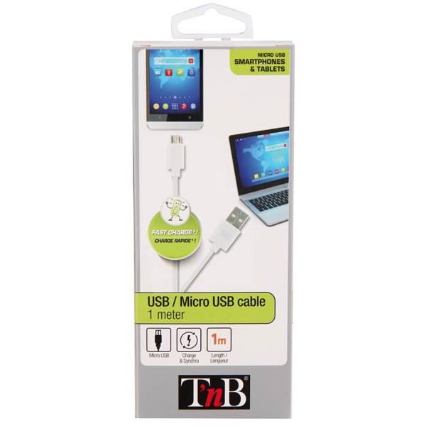 TNB Câble USB micro USB 1m