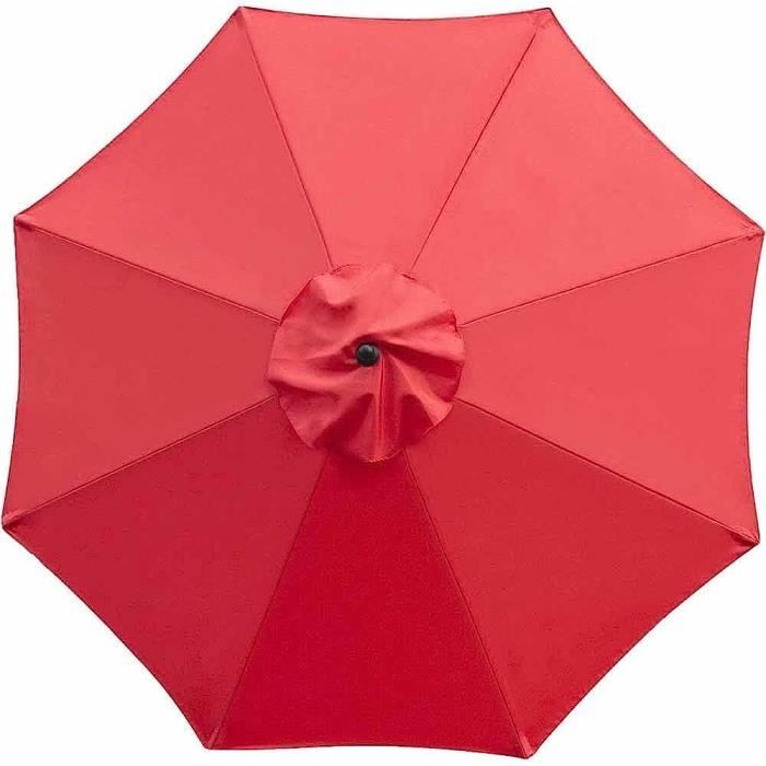 Toile De Rechange Pour Parasol Déporté – UV50+, Imperméable, Aérations, Tailles 200/270/300 Cm, 6 Ou 8 Baleines, Plusieurs Couleurs