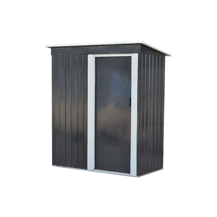 Abri de jardin métal en acier galvanisé gris 139 m² - BIRON
