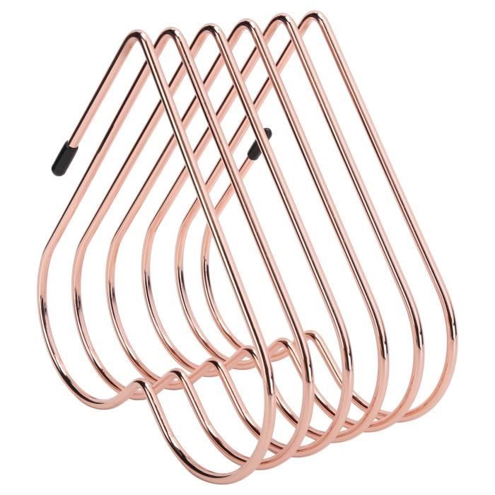 Organisateur Bureau Rose Gold - Support Livres Télescopique Cœur - Range Documents Et Livres