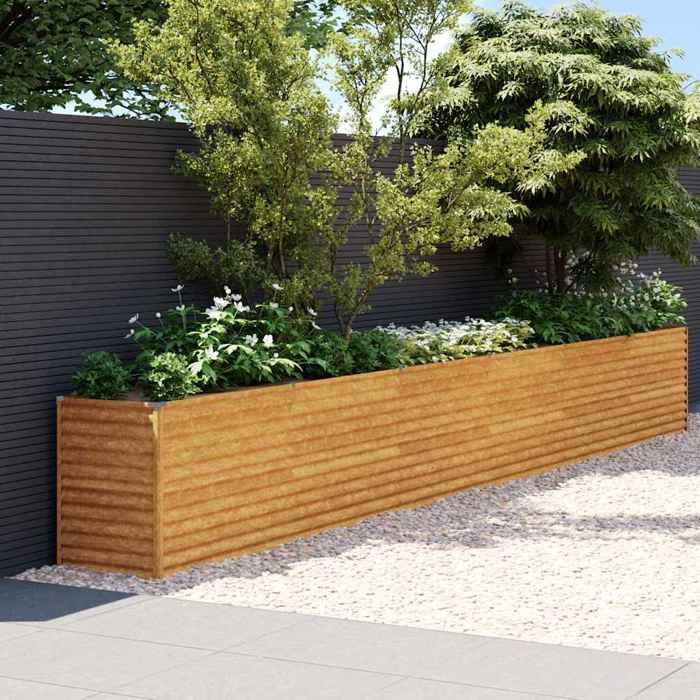 vidaXL Lit surélevé de jardin Acier corten - vue 7